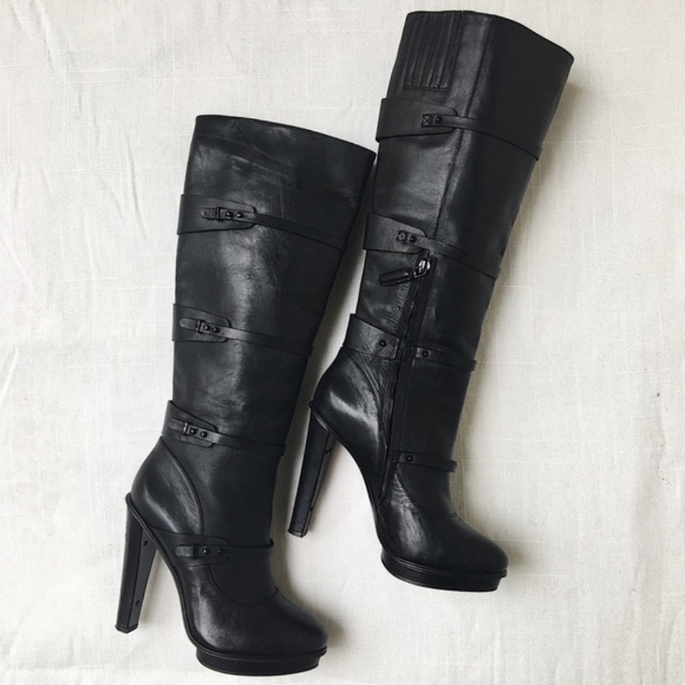Bcbgmaxazria leather boots